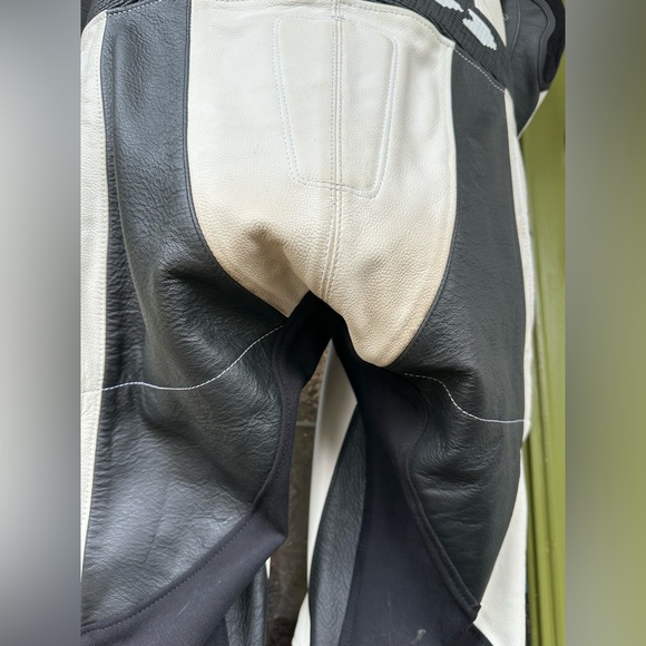 Spidi Tronik Wind Pro White Black Men’s Size 52 Leather Racing Track Suit - Picture 13 of 16